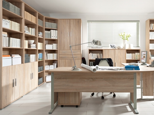 Office sonoma tölgy modern irodabútor