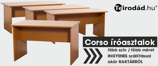 Corso irodabútor és íróasztalok raktárról ingyenes szállítással